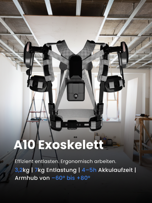 A10 Exoskelett – Schulterentlastung bei Überkopfarbeiten