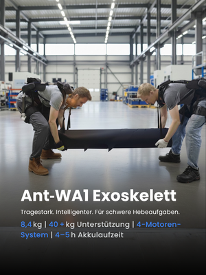 Ant‑WA1 Exoskelett – intelligente Hebeunterstützung