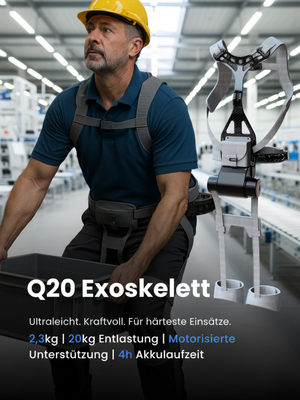 Q20 Exoskelett – Aktive Unterstützung für Ihre Rücken- und Hüftregion